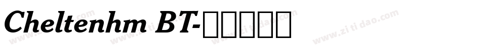 Cheltenhm BT字体转换